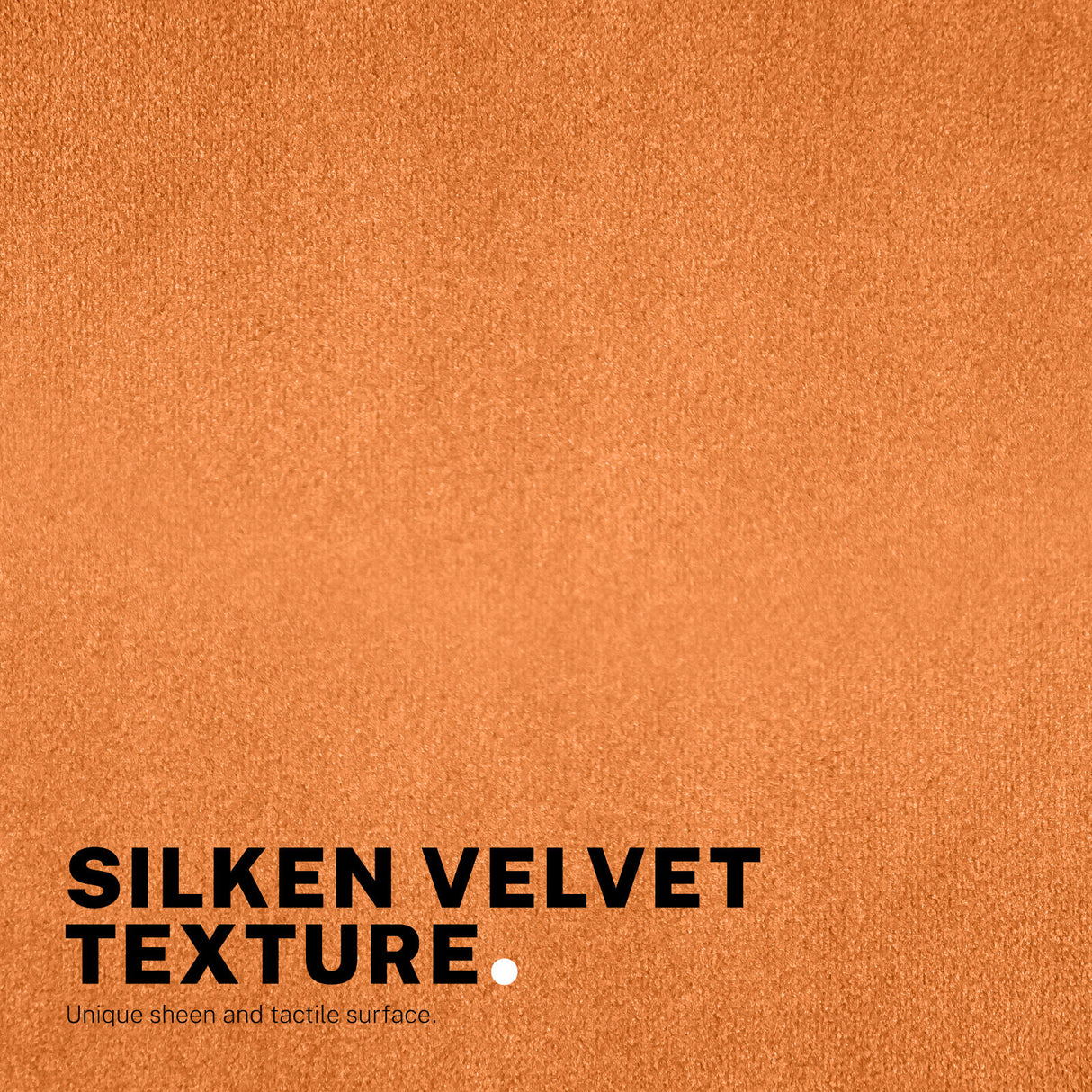 Desk Armchair - Home Office Swivel Chair PLUME - ORANGE