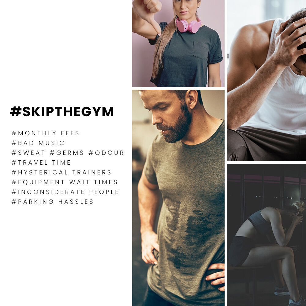 ATIVAFIT 2 x 12.5kg Adjustable Weight Dumbbell Set, for Home Gym Fitness Training