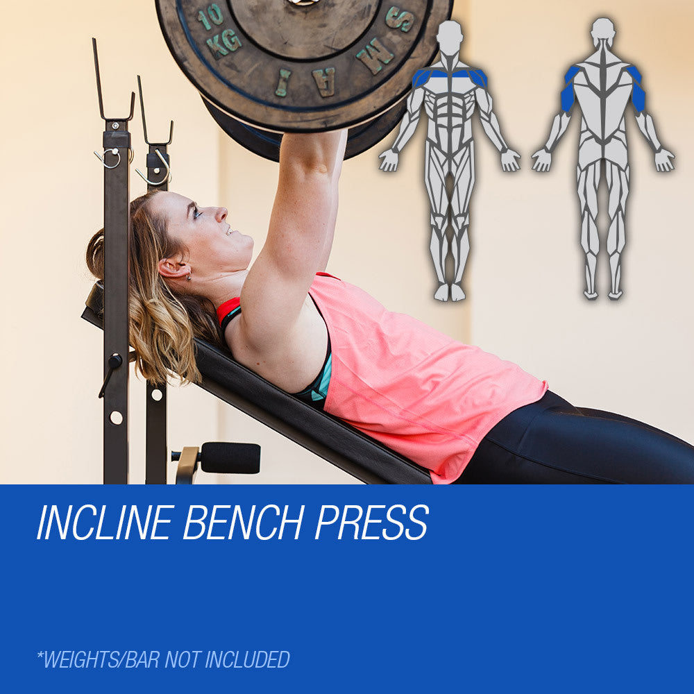 PROFLEX 7 in 1 Weight Bench Multi Station Home Gym- B300