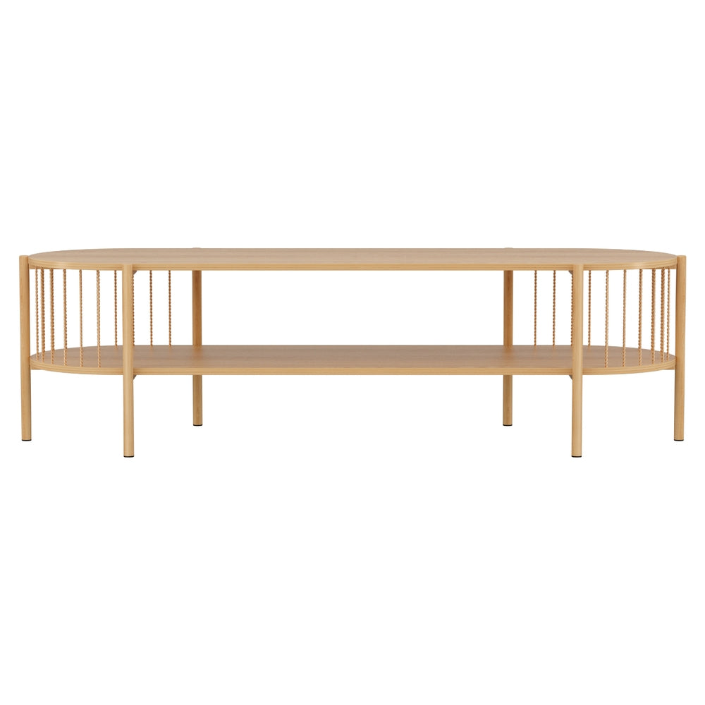 Artiss TV Unit Entertainment Unit Storage Shelf 148cm Pine