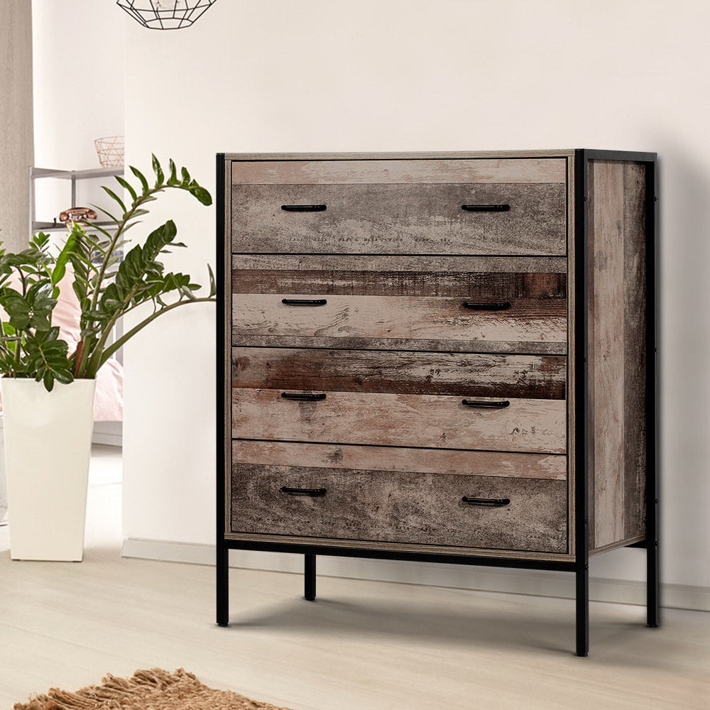 Artiss 4 Chest of Drawers - BARNLY