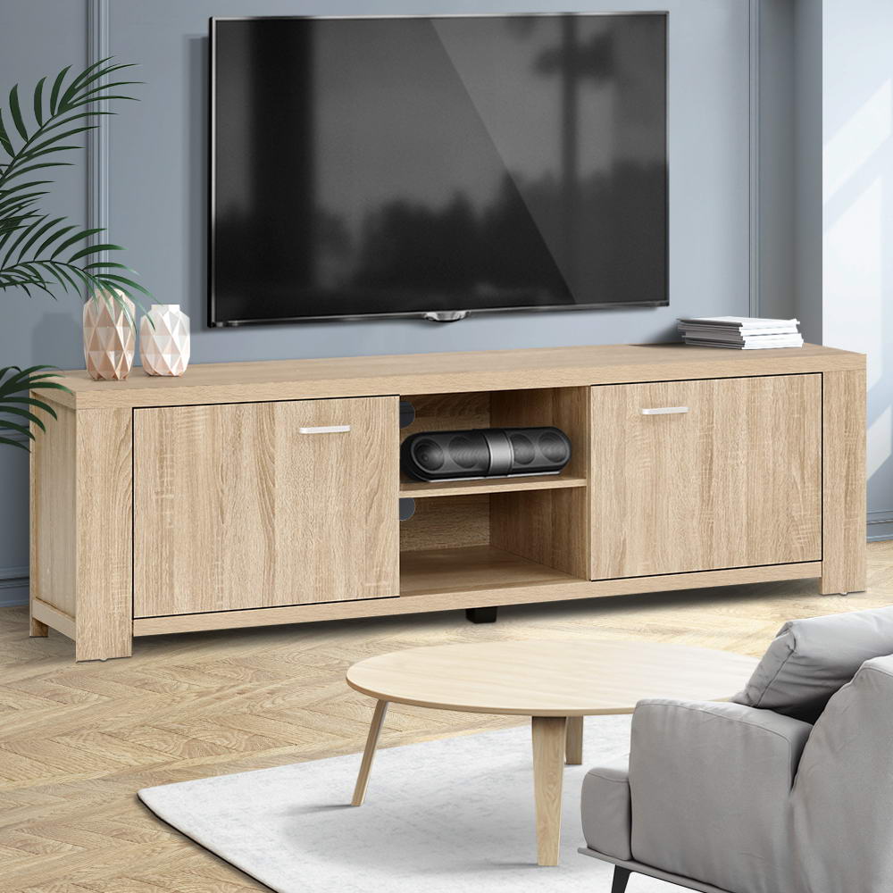 Artiss TV Cabinet Entertainment Unit 160cm Pine Maxi