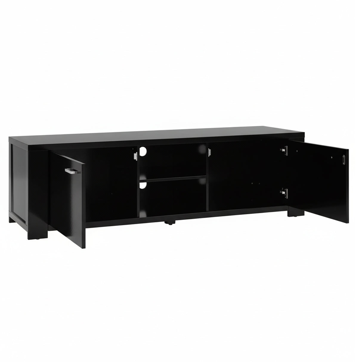 Artiss TV Cabinet Entertainment Unit 160cm Black Maxi