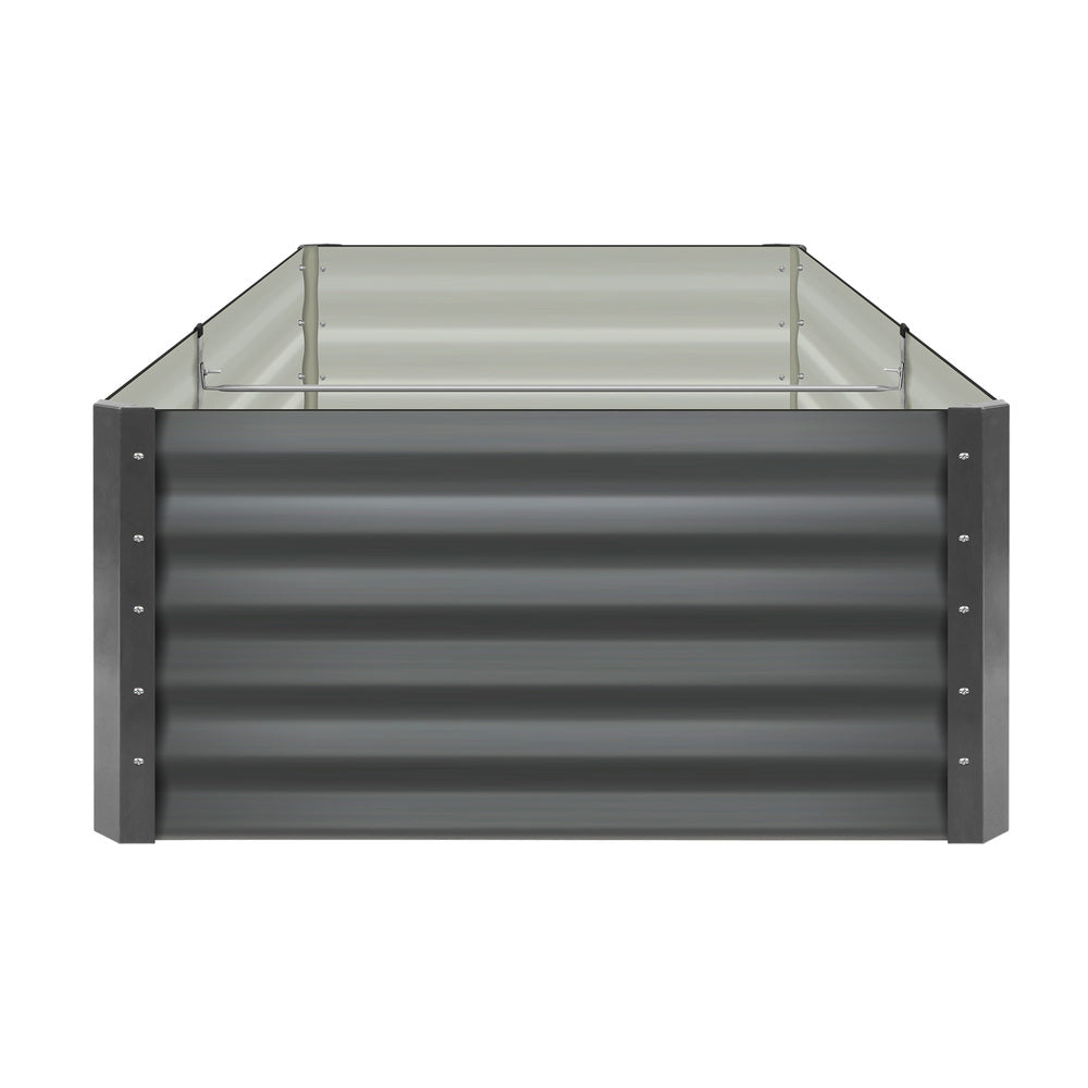 Livsip Garden Bed 160x80x45CM Galvanised Steel 2PCS