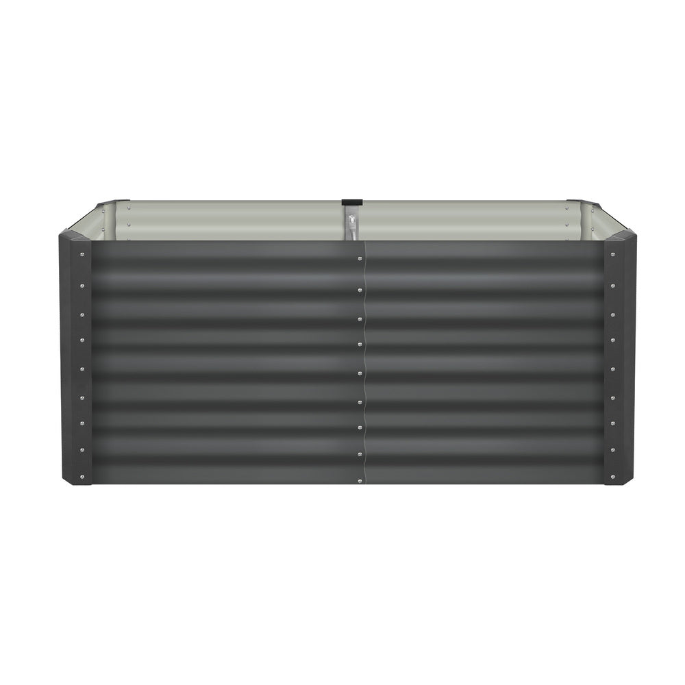 Livsip Raised Garden Bed Galvanised Steel 320x80x73CM