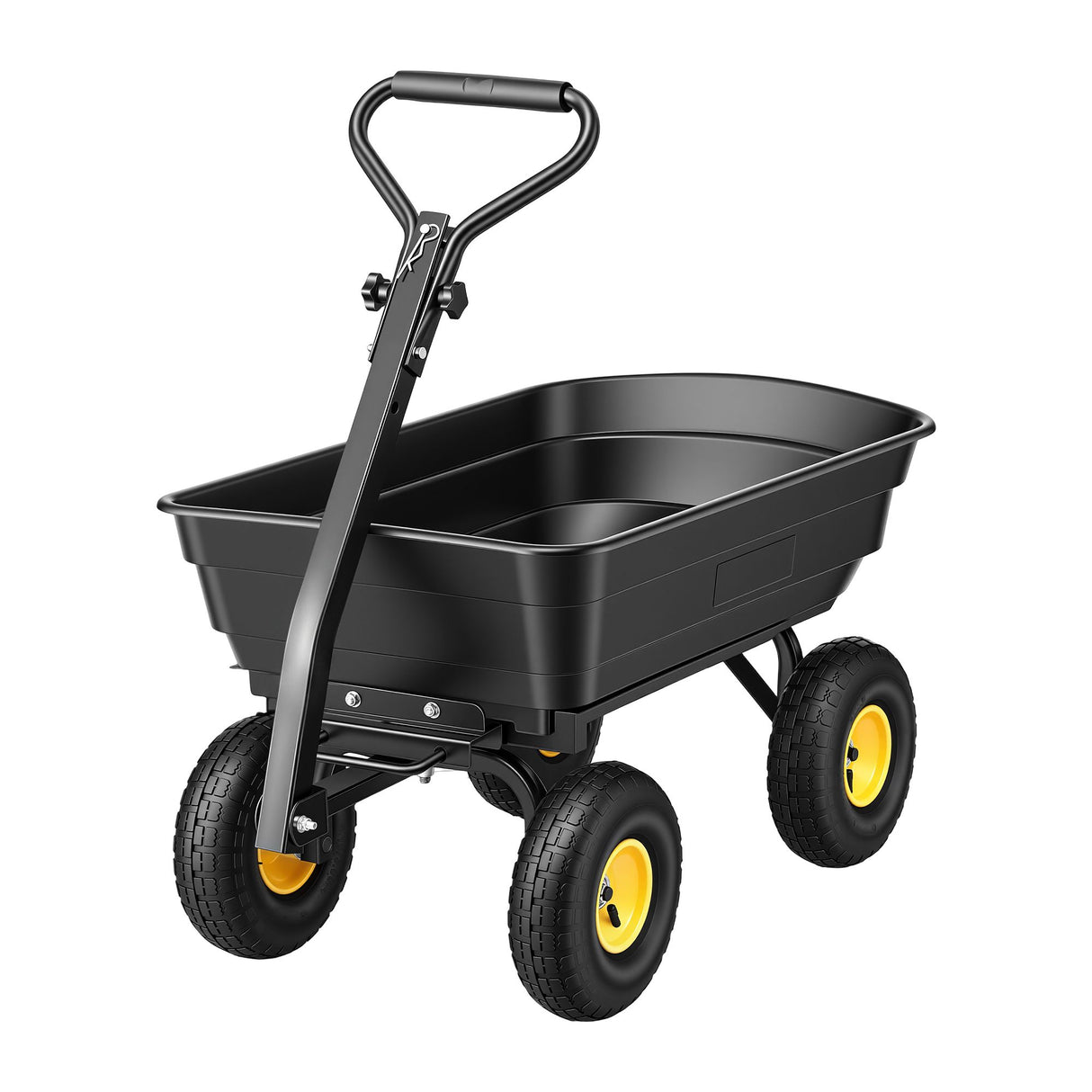 Gardeon Garden Cart Dump Utility Wagon 270kg 2in1 Handle Tractor Trolley 110L with 10in Tyres