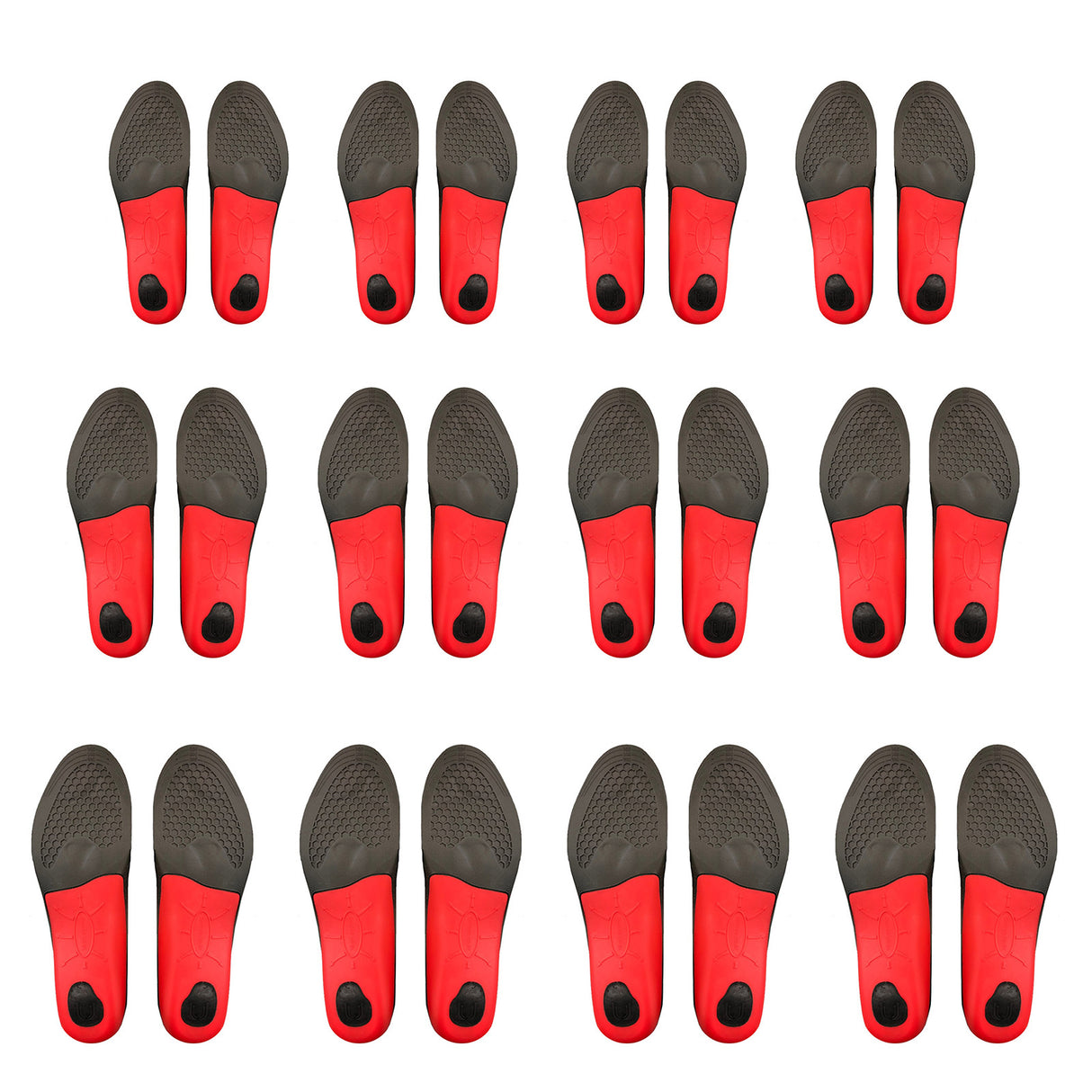 4X Set Full Whole Shoe Insoles Arch Support 3-Size Combo