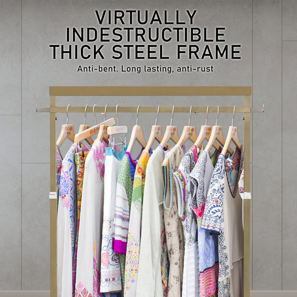 Multi-Function Clothes Rack - GOLD