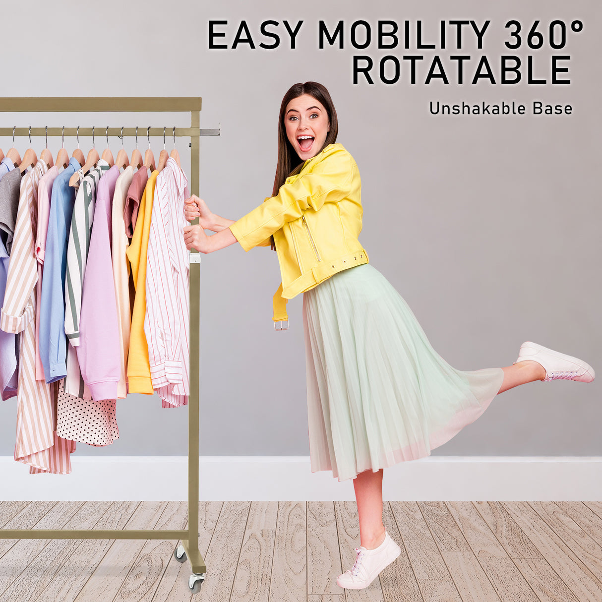 Multi-Function Clothes Rack - GOLD