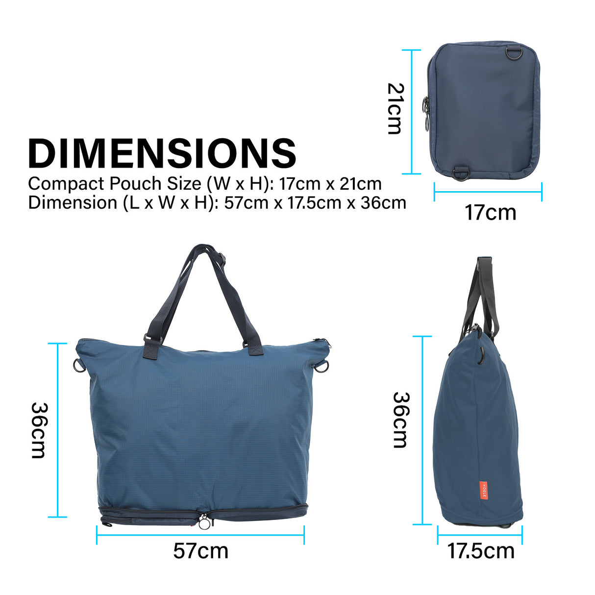 Shopper Bag KO-DUAL - NAVY