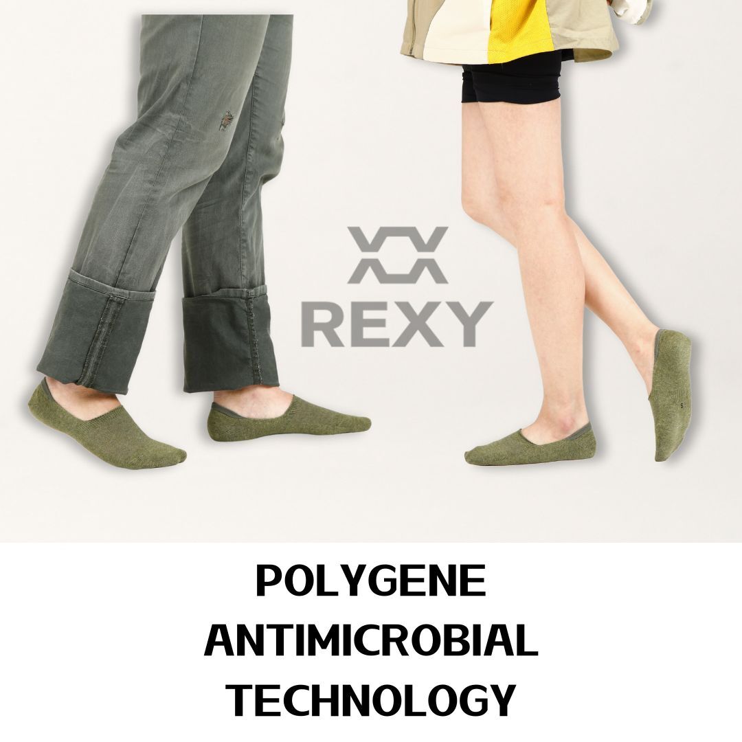 10X Medium Daily No Show Socks - MULTI COLOUR