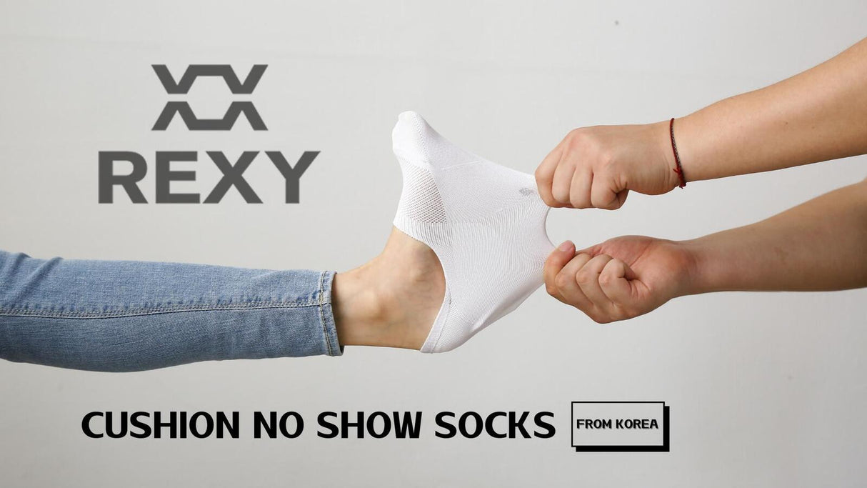 3X Small Cushion No Show Socks - WHITE