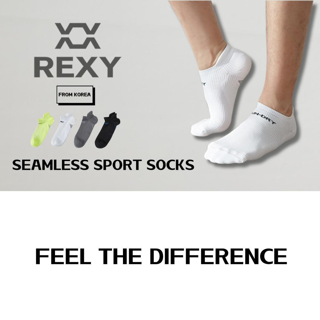4X Medium Seamless Sport Socks - MULTI COLOUR