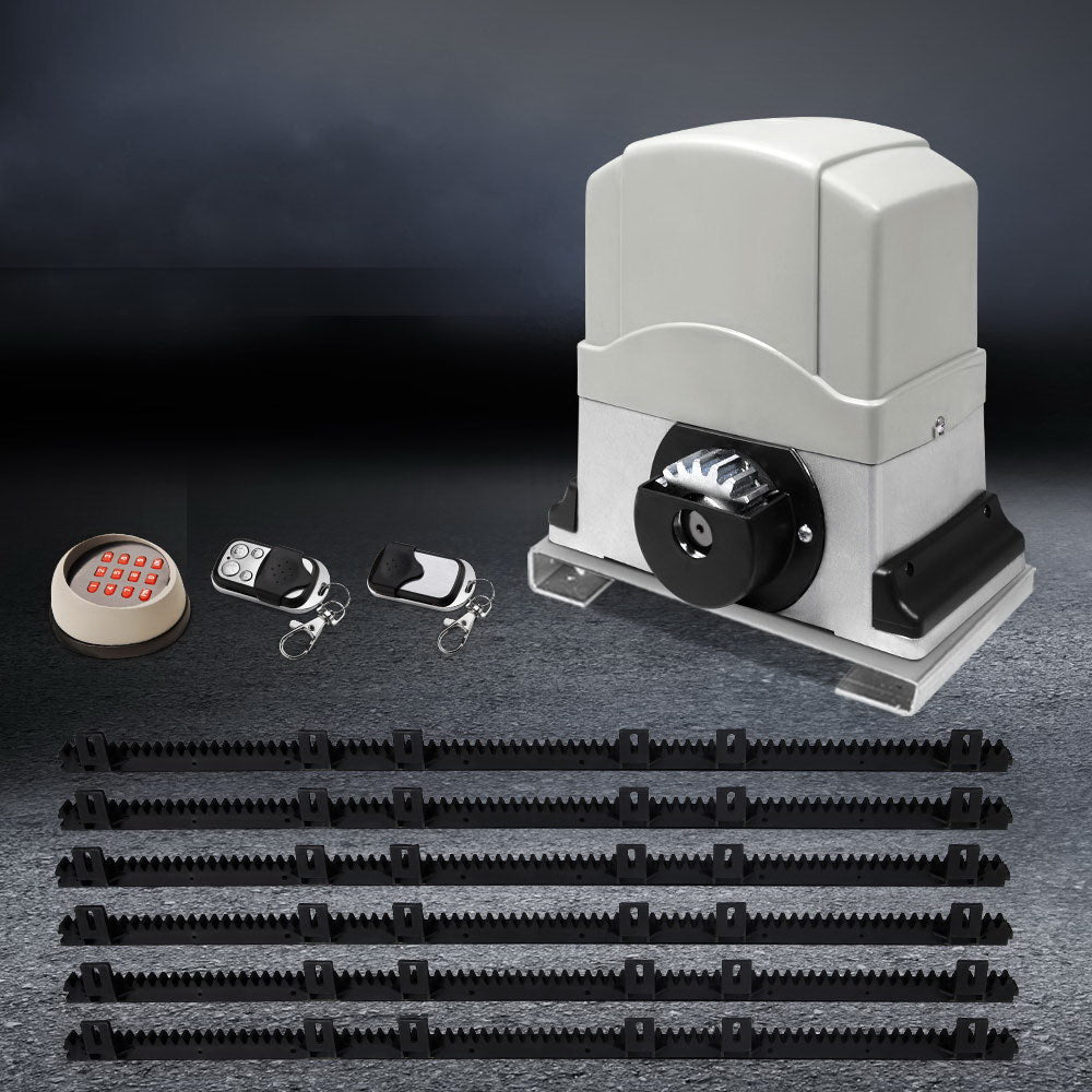 Automatic Sliding Gate Opener Kit Keypad 6M 1200KG