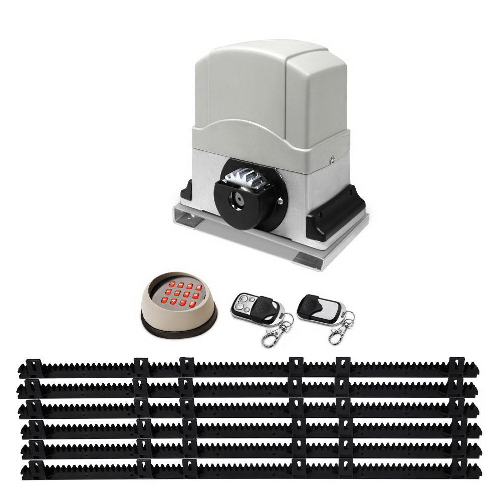 Automatic Sliding Gate Opener Kit Keypad 6M 1200KG