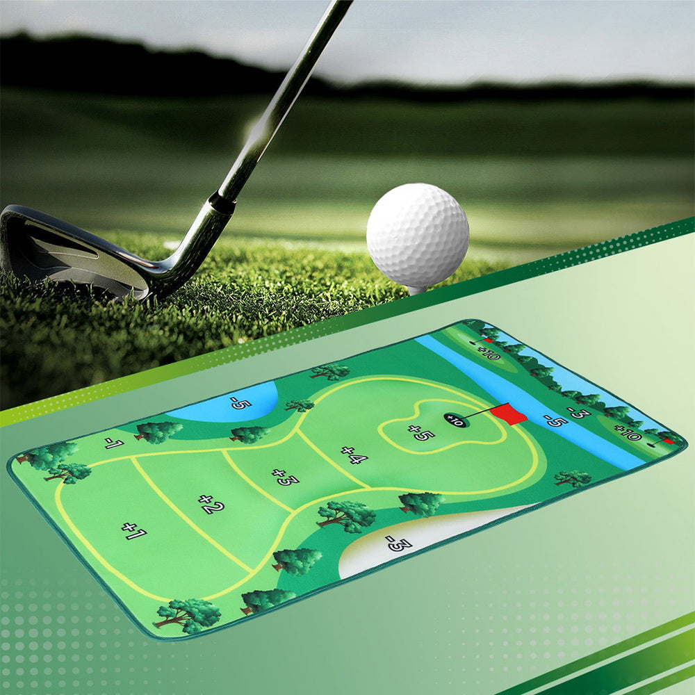 Everfit Golf Chipping Game Mat Indoor Outdoor Practice Training Aid Set