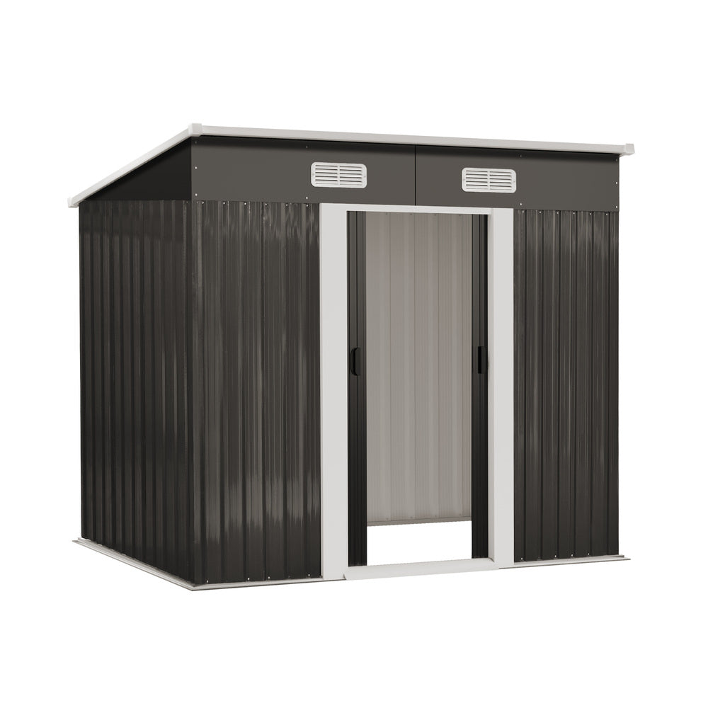 Livsip Garden Shed 1.94x1.21M Workshop Cabin Metal House