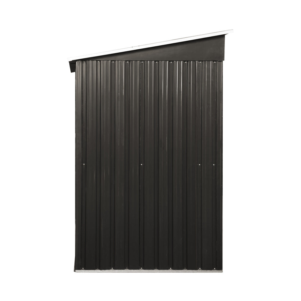Livsip Garden Shed 2.38x1.31M Workshop Cabin Metal Base