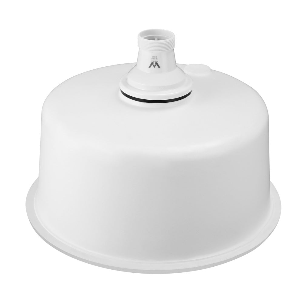 Welba Granite Sink Single Bowl 430mmx430mm White