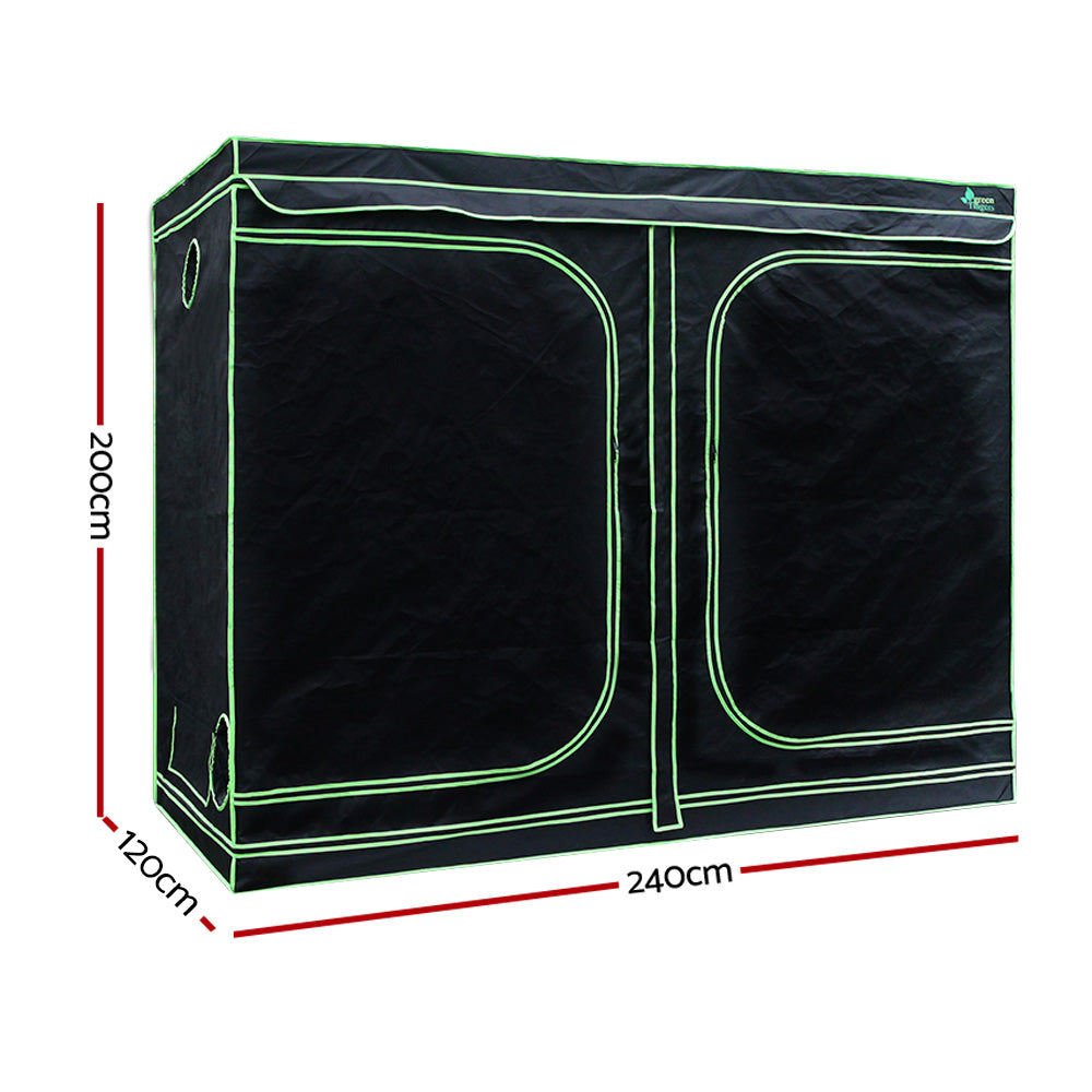 Green Fingers Grow Tent Light Kit 240x120x200CM 2000W LED 6 Vent Fan,Green Fingers Grow Tent Light K