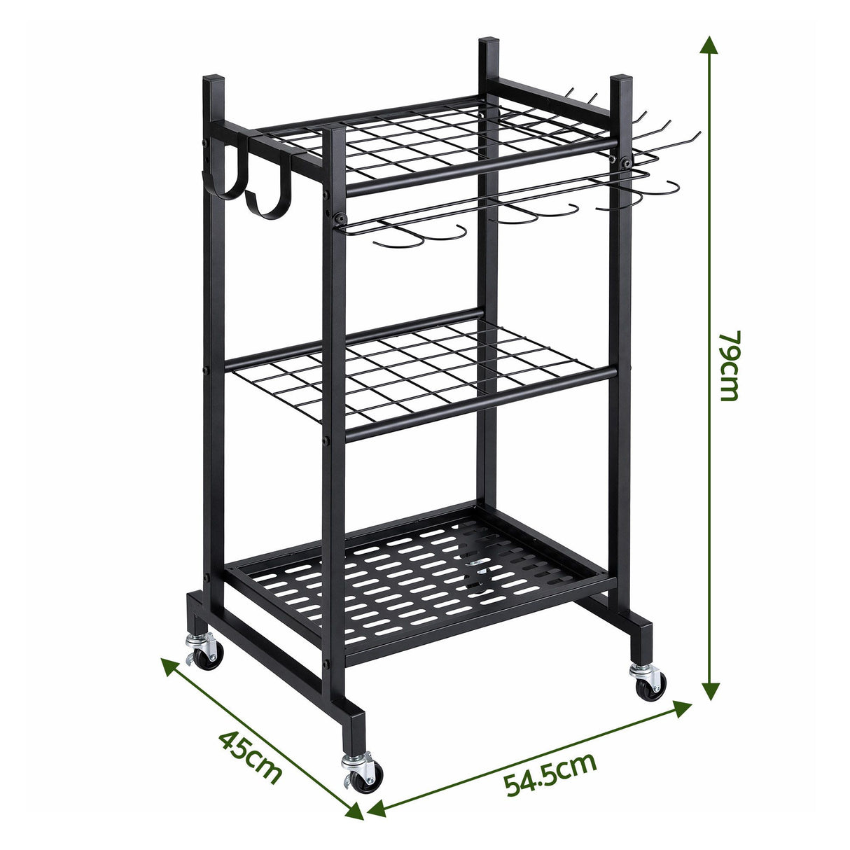 Gardeon Garden Tool Organizer with Wheels Heavy Duty Garage Yard Storage Cart