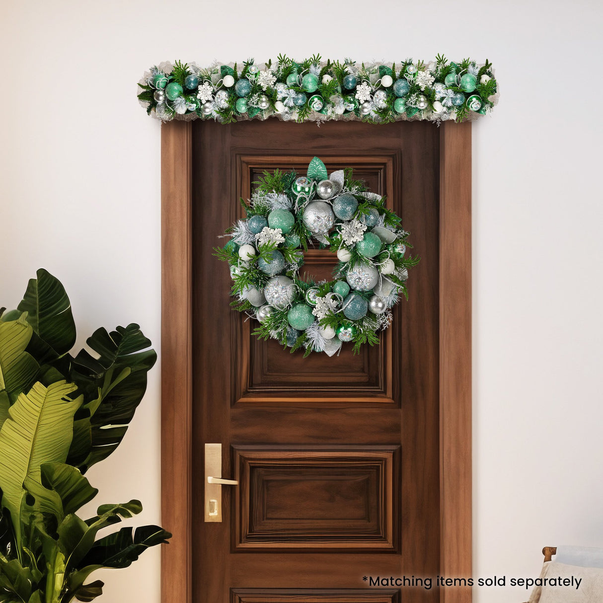 Christabelle Mint Luxe Christmas Garland - 100cm