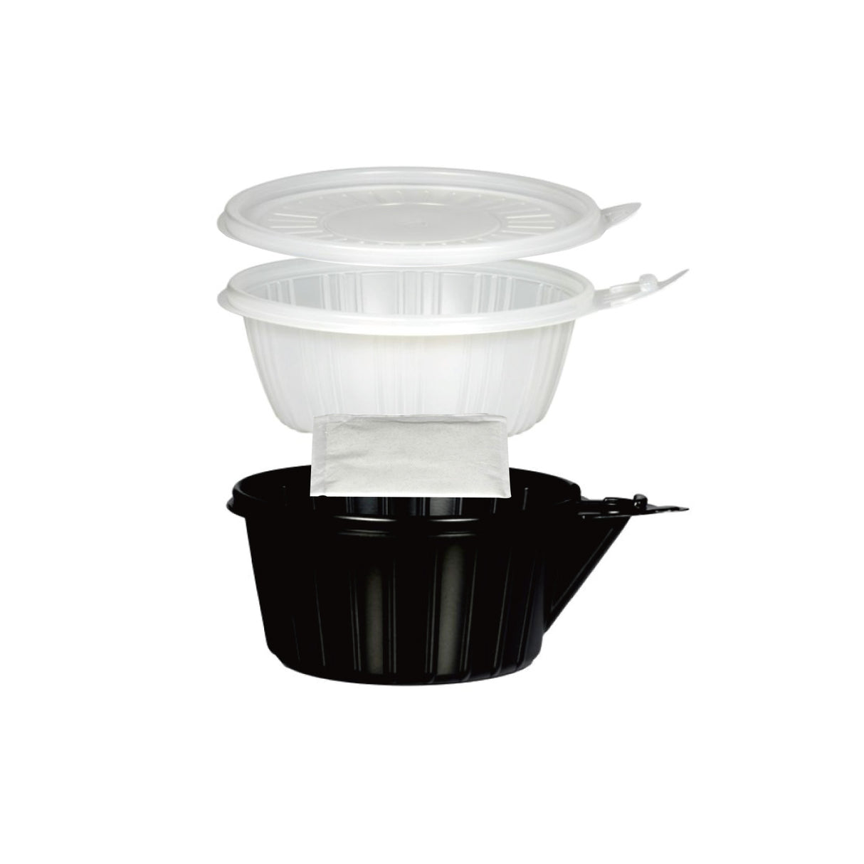 60 Pack Dalat Heating Lunch Box Container 23cm Round + Heating Bag