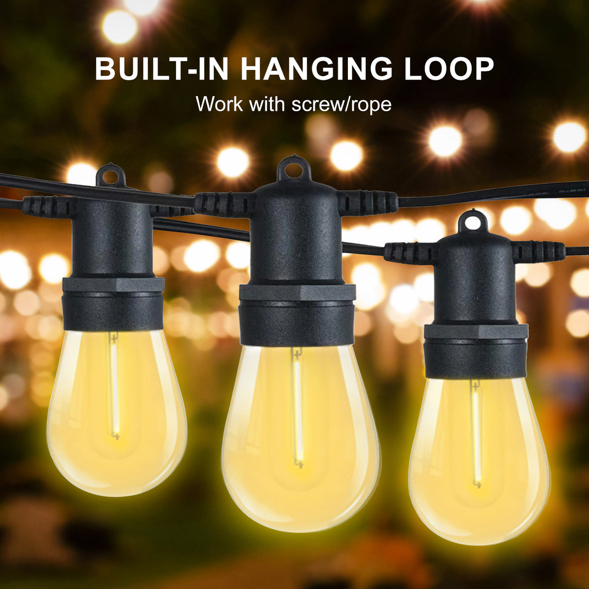 10 Bulbs 14M Festoon String Lights