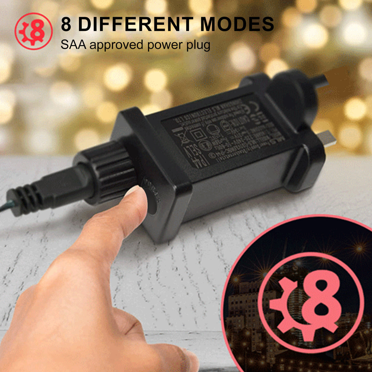 10 Bulbs 14M Festoon String Lights