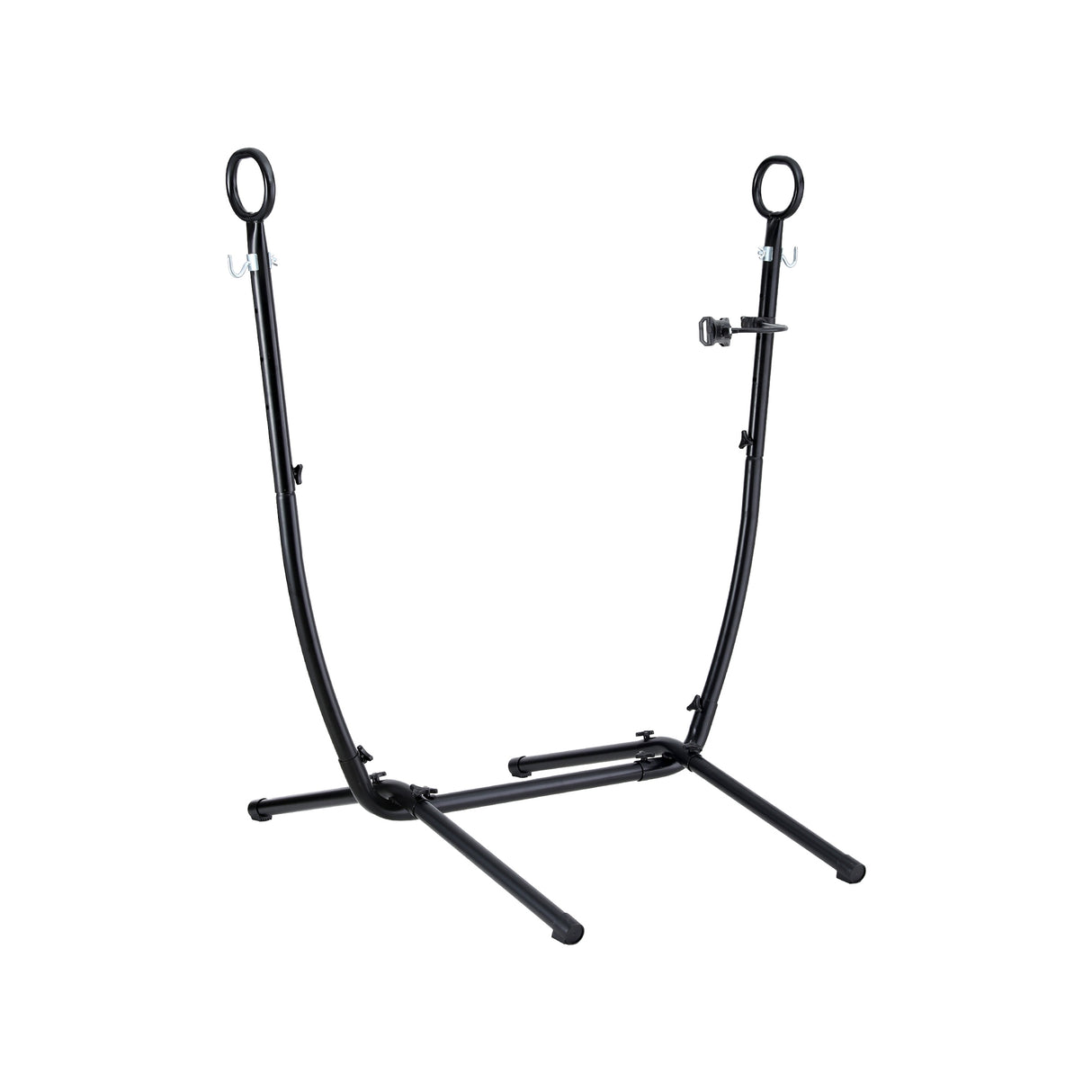 Gardeon Hammock Chair Stand Iron Frame w/ Phone Holder Black