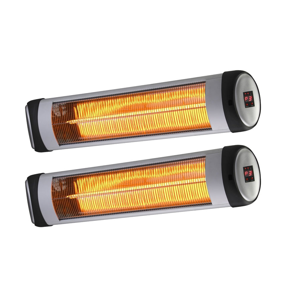 Vevare Electric Strip Infrared Heater Radiant 2PCS 2500W