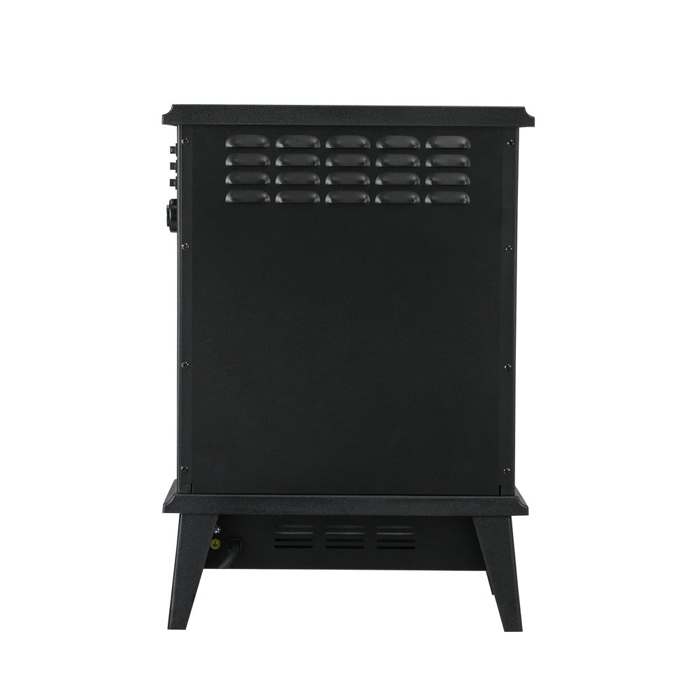 Vevare Electric Fireplace Heater 3D Flame Effect 2000W Freestanding