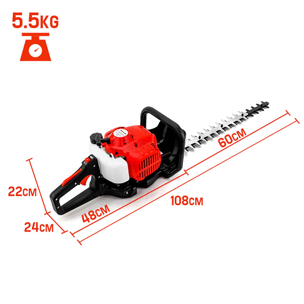 Baumr-AG 26CC Petrol Hedge Trimmer - 2-Stroke Clipper Saw Precision 24' Blade