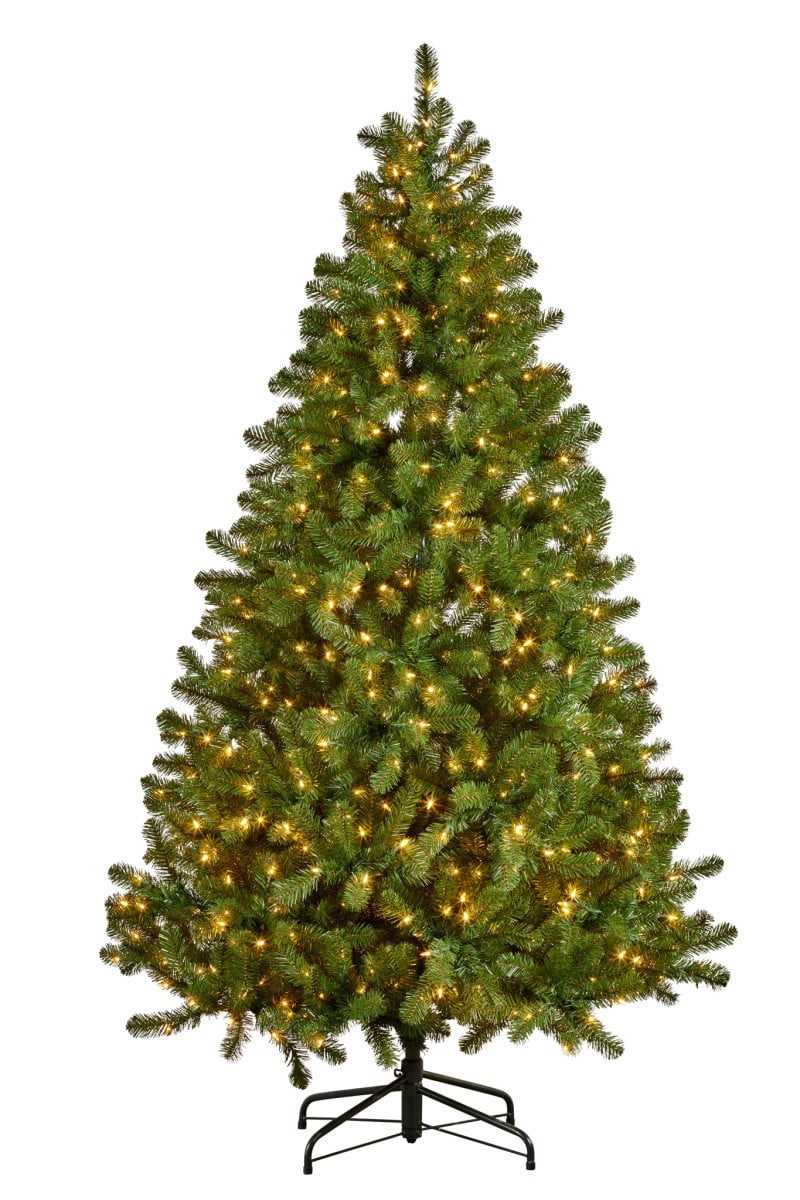 Christabelle 7.5ft Christmas Tree with Lights - Evergreen