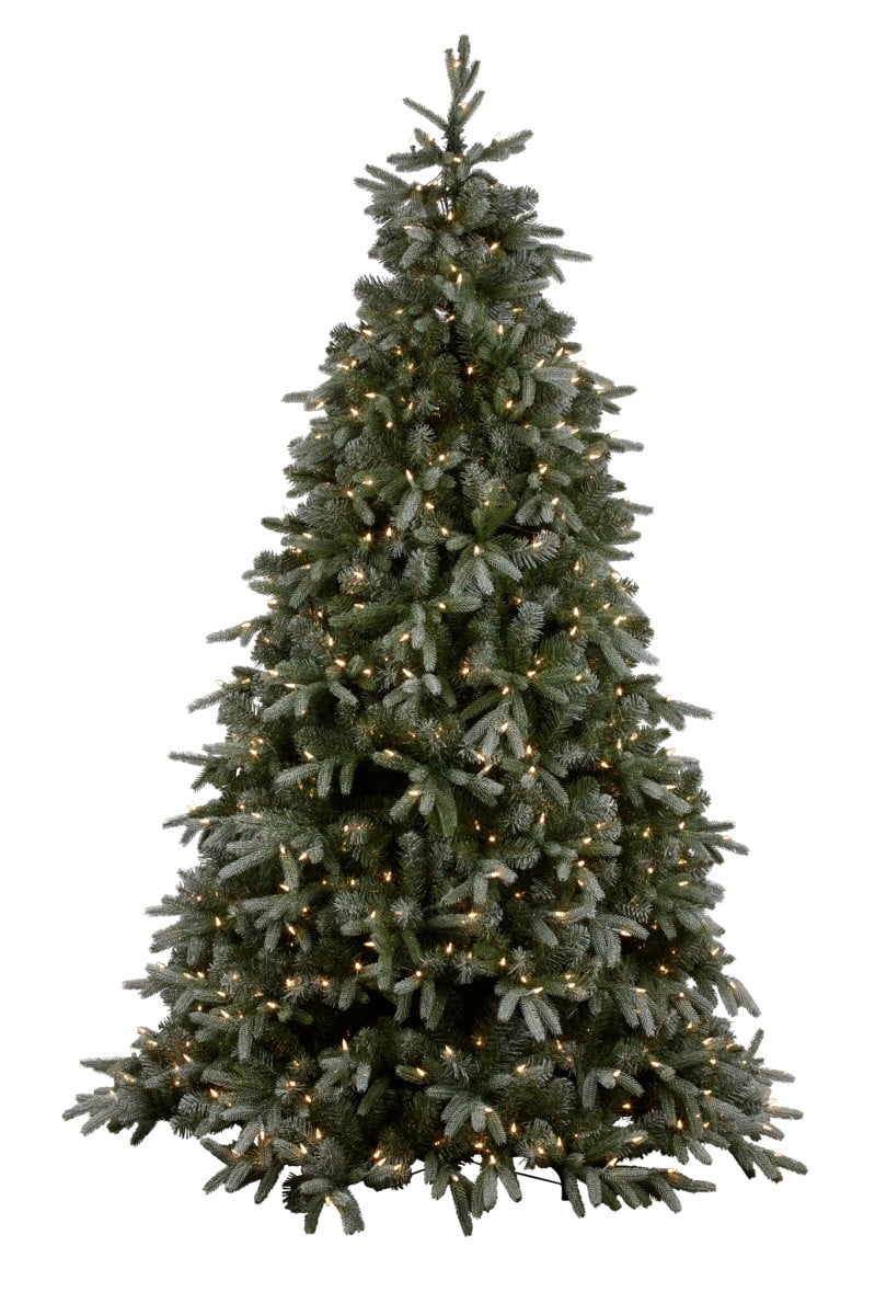 Christabelle 229cm Silver Fir Christmas Tree with Lights