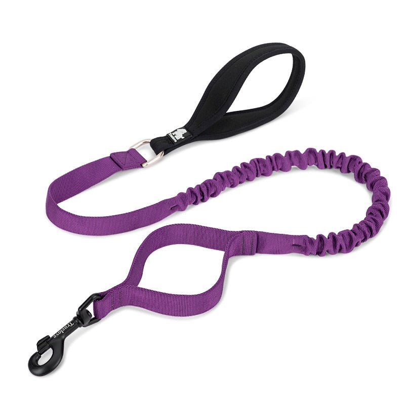 True Love Military Dog Leash 2.5 cm width and 1.4 m length - Purple M-1962324905538228225