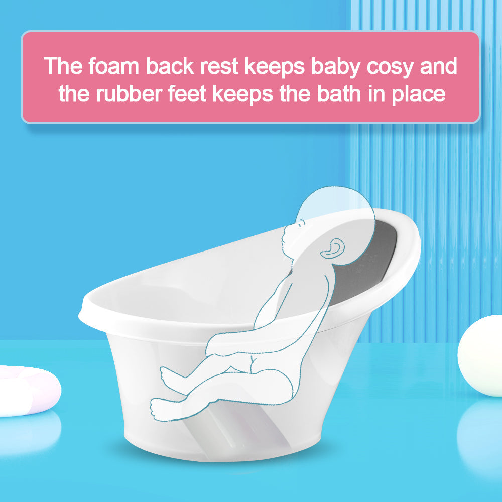 Black Baby Bath With Backrest & Bum Bump Support-2006732771770372098