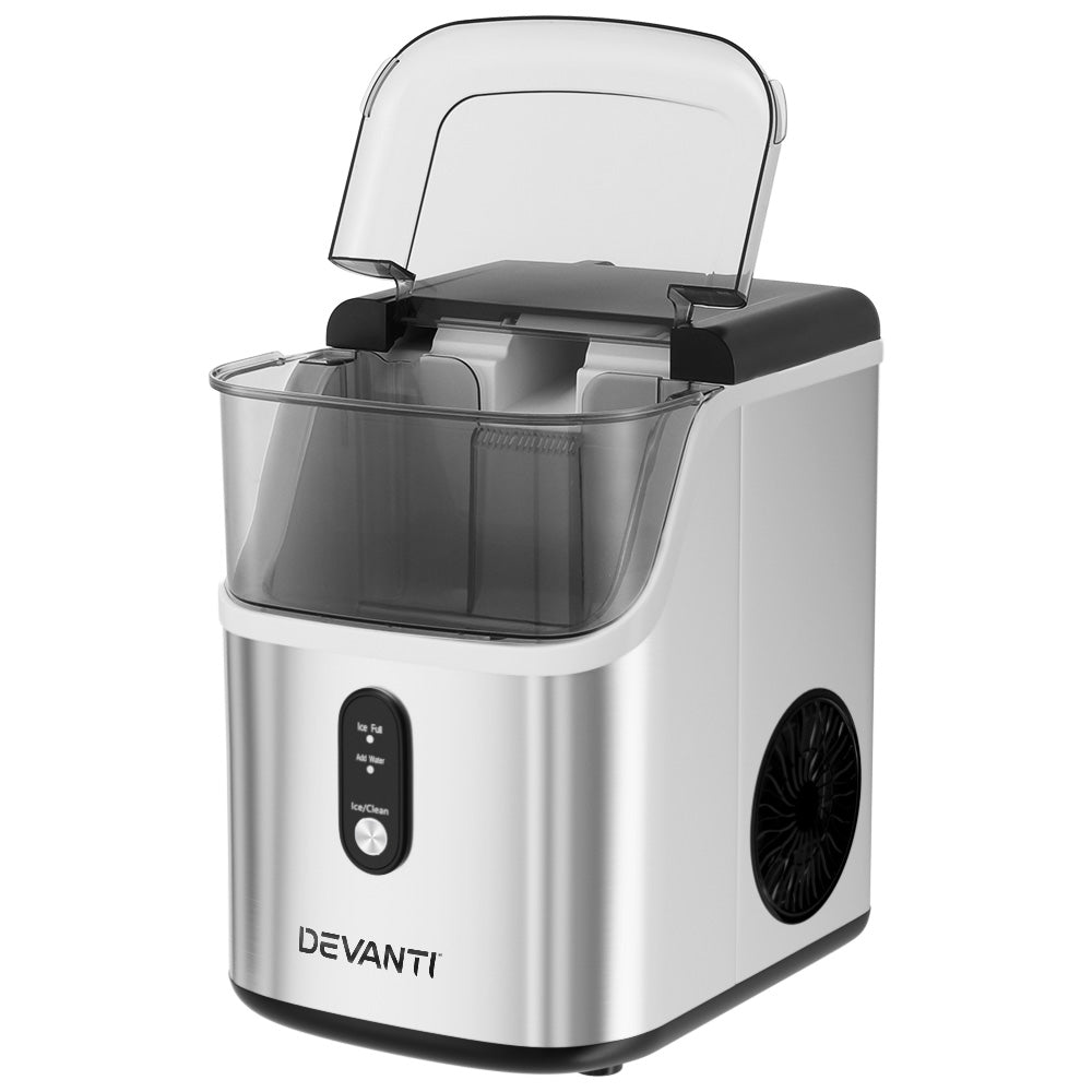 Devanti 15kg Nugget Ice Maker Machine - Quick & Compact Ice Production