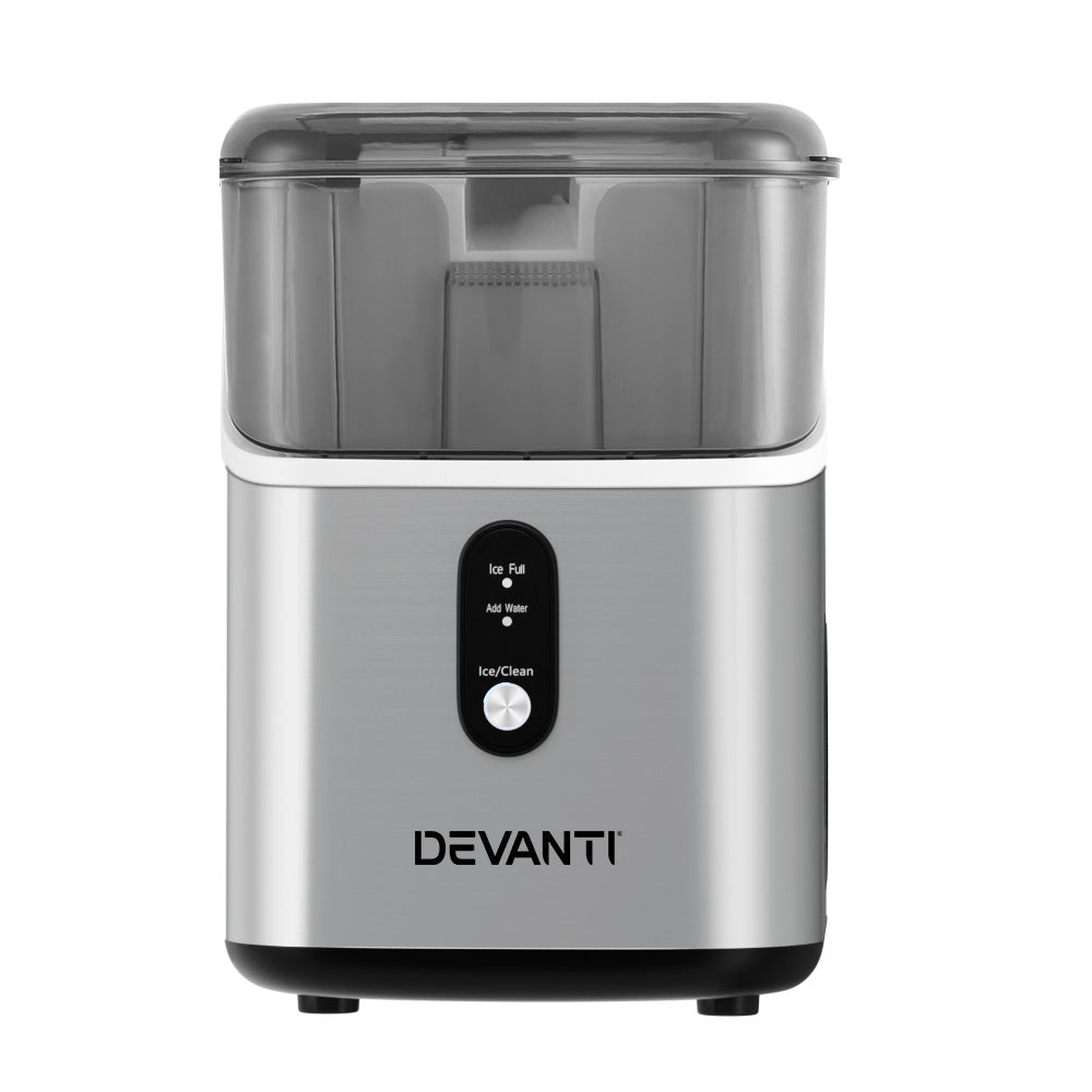 Devanti 15kg Nugget Ice Maker Machine - Quick & Compact Ice Production