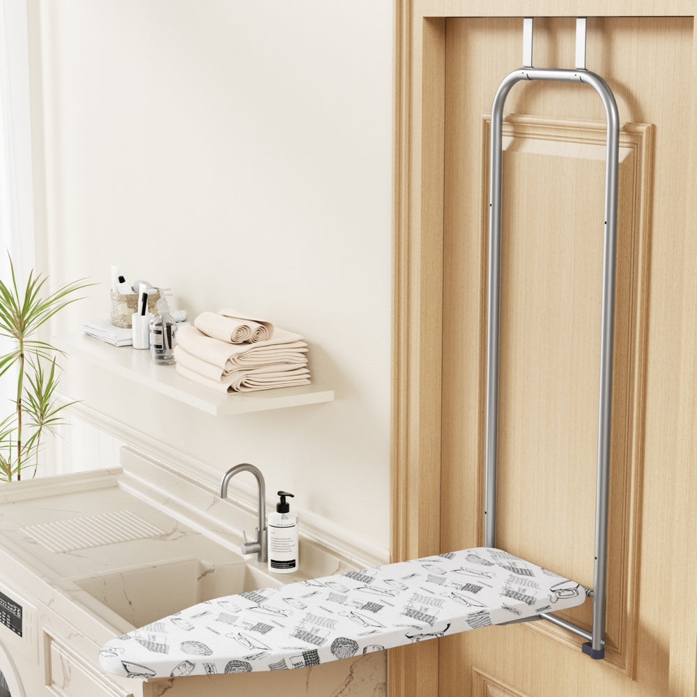 Wall-Mounted Foldable Ironing Board by Artiss in Elegant White