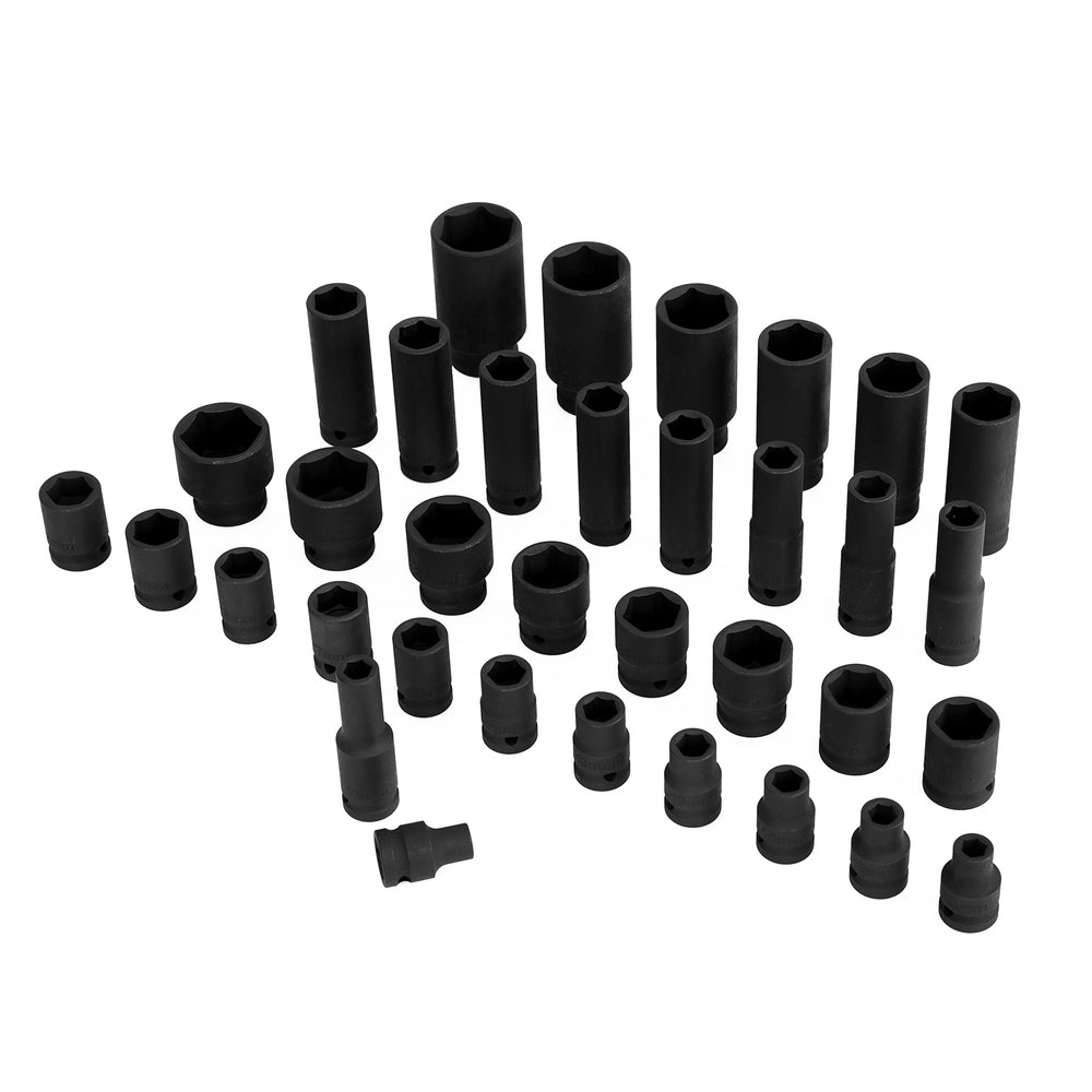 Giantz 35pcs 1/2 Drive Impact Socket Set Metric 8-32mm with Case