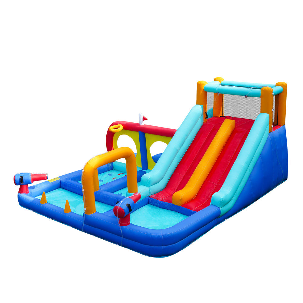 Doctor Dolphin 10-IN-1 Inflatable Water Park Dual Slides