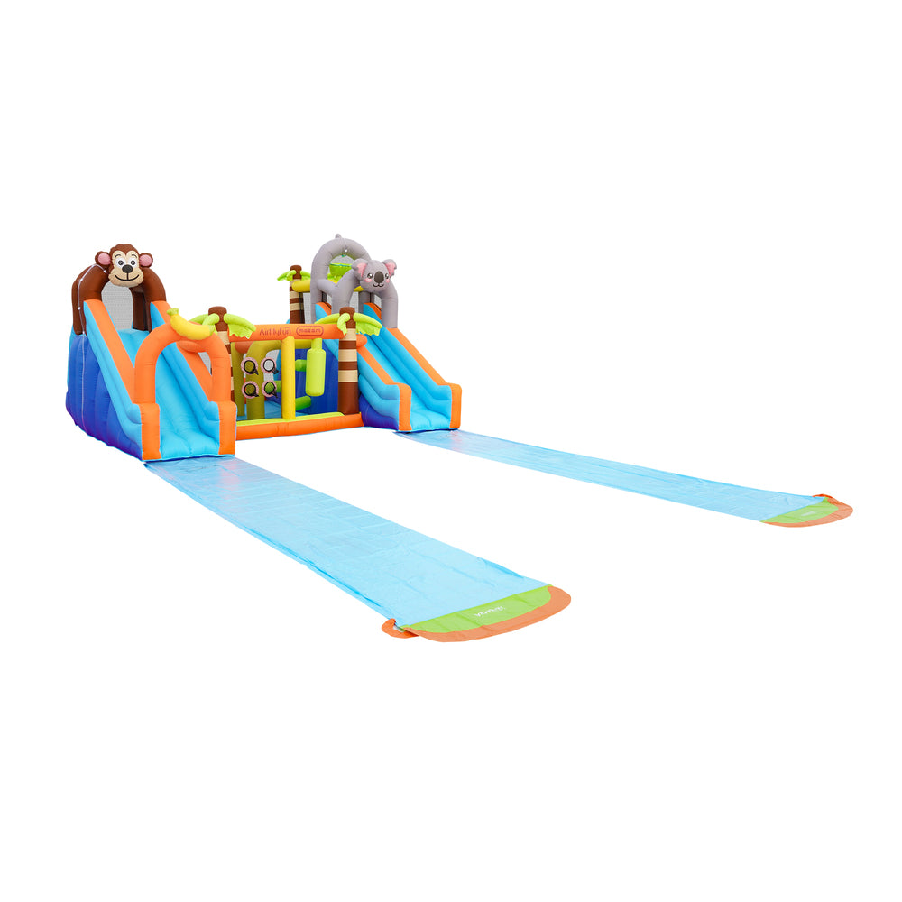 AirMyFun 12 Play Zones Inflatable Animal Theme Jumping Castle