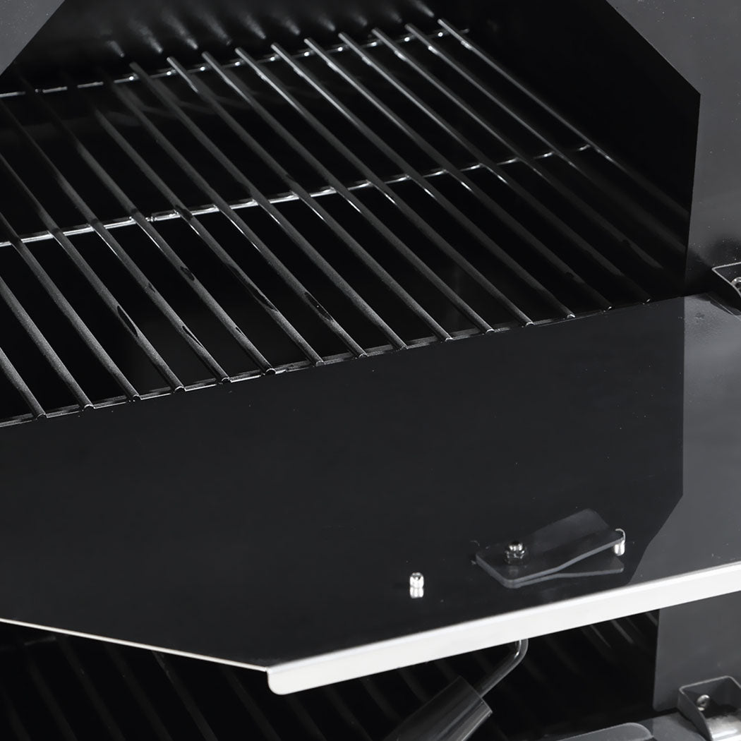 3in1 Pizza Oven Charcoal BBQ Grill Steel-2018816897616842756