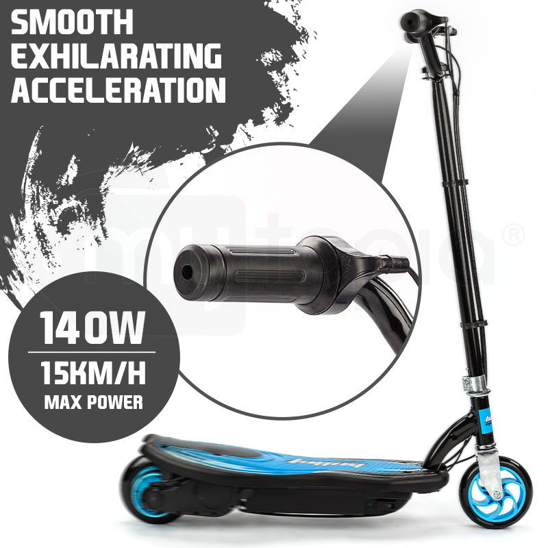 BULLET ZPS Kids Electric Scooter 140W Children Toy Battery Blue Boys Ride