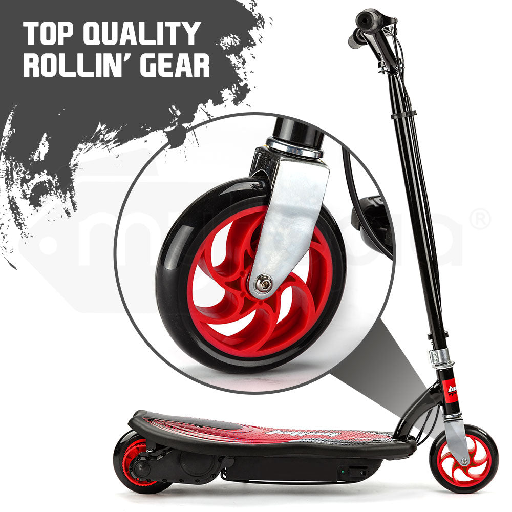 BULLET ZPS Kids Electric Scooter 140W Children Ride Toy Battery Boys Girls Red