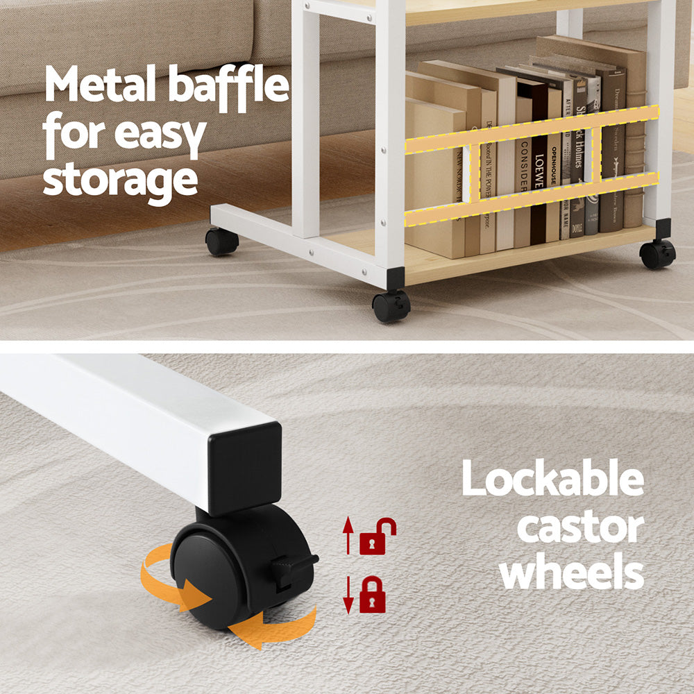 Artiss Laptop Desk Height Adjustable Mobile Workstation Computer Desks 60CM