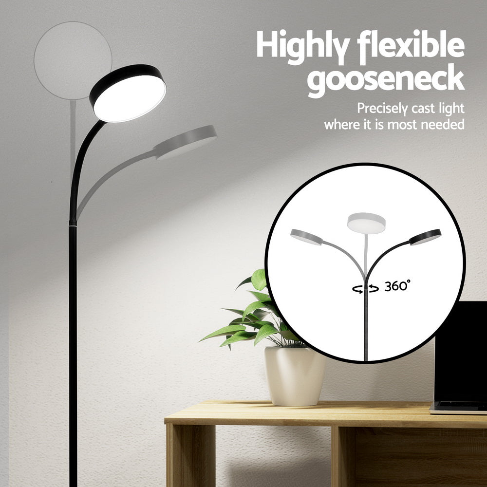 Versatile Remote-Controlled LED Floor Lamp with Adjustable Brightness and Color Temperature for Home Use