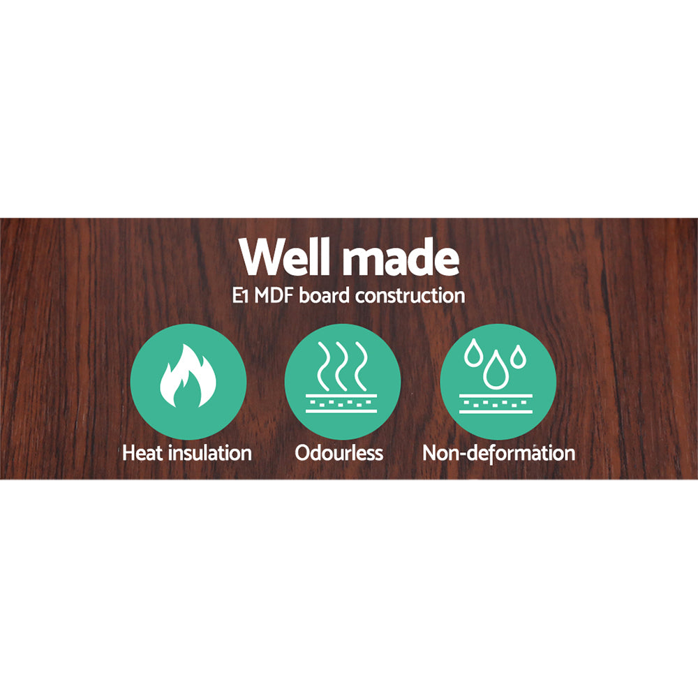 Artiss Floor Lamp 3 Tier Shelf Storage LED Light Stand Home Room Vintage White