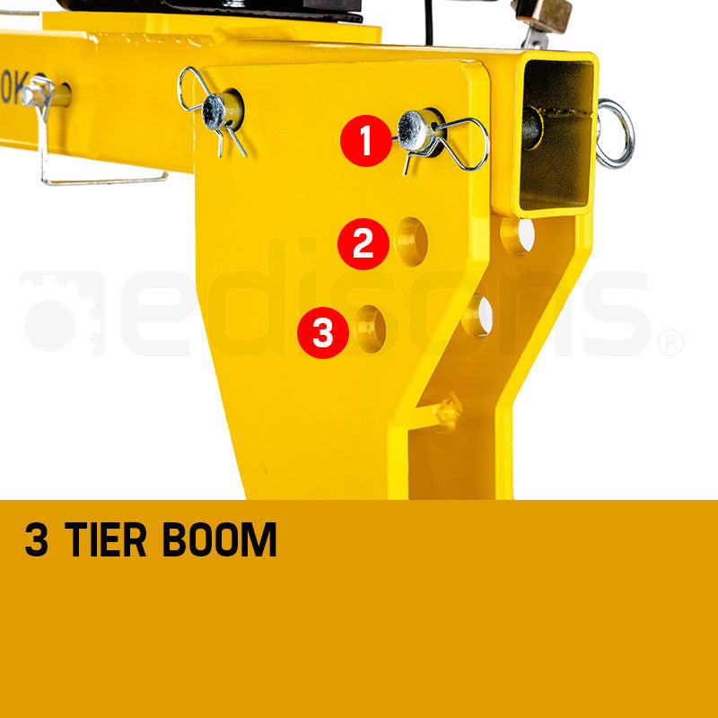 T-REX 12V 800kg 360 Degree Swivel Lifting Crane, for Ute Truck Workshop